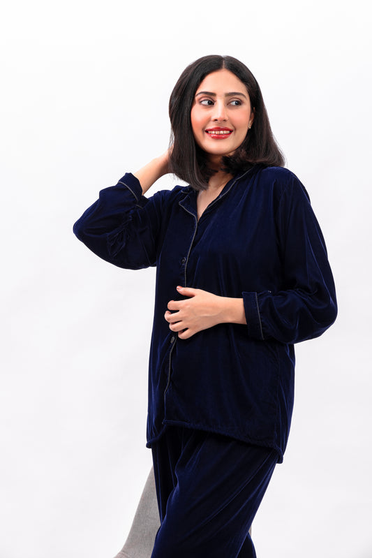 Twilight Blue Velvet