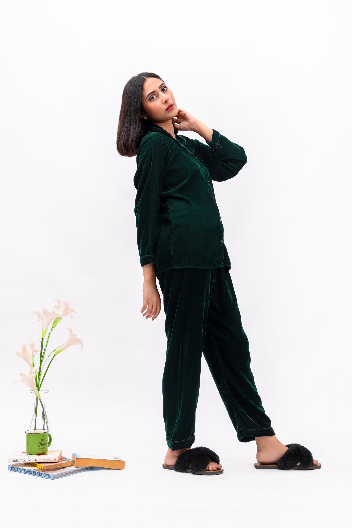 Enchanted Emerald Green Velvet