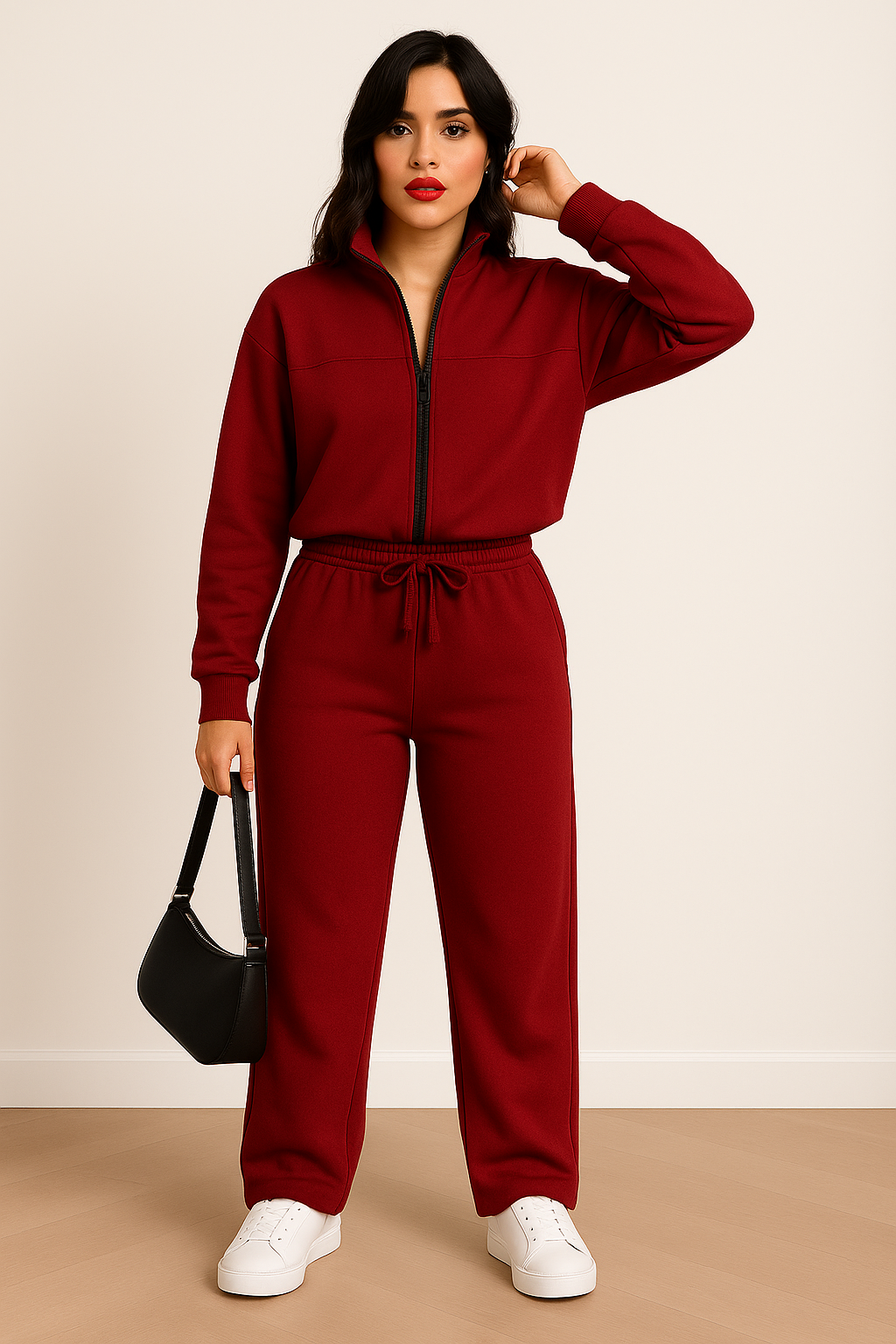 Burgundy Co-Ord Set
